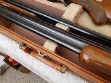 Exceptional 1960 Belgium Browning 20ga 410ga 2 Barrel Set In Case - 11 of 12