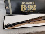 NIB Browning Model 92 44mag Lever Action Rifle - 2 of 9