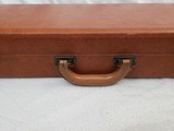 Early 2 Latch Belgium Browning Superposed Small Gauge Tolex Case With 2 Keys - 6 of 8