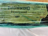 BOXED 1966 Belgium Browning Superposed 410ga Round Knob Long Tang Full/Modified 26.5” Barrels - FACTORY ORIGINAL NEAR MINT 98% - 1 of 360 Produced!!! - 2 of 15