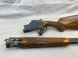 Exhibition Upgrade 1959 Belgium Browning Superposed 20ga Sideplate Bill Mains Master Engraved Carved Stocks RKLT 14.5" LOP 26.5" Barrels Mod - 1 of 15