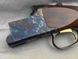 Special Order Cased Belgian Browning Custom Shop Case Hardened B-125 Pair Master Engraved by C. Baerten and JP. Bailey - 4 of 15