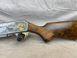 Stunning 1982 Belgium Browning BAR North American Deer .30-06 Engraved and Gold Inlaid by L. Pirotte - 10 of 15