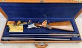 1958 Belgian Browning Superposed 2 Barrel Set Pigeon 12ga w/Orig Tolex Case RKLT Coin Finish Field Config 28