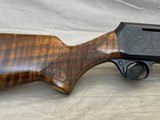 Exceptionally Rare Factory Blued Grade IV Belgian Browning BAR 300 Win Mag 1978 Centennial Prototype Engraved Signed J. Bague - 3 of 15