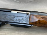 Exceptionally Rare Factory Blued Grade IV Belgian Browning BAR 300 Win Mag 1978 Centennial Prototype Engraved Signed J. Bague - 5 of 15