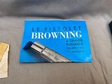 1963 Belgian Browning FN Hi Power Near New in Original Turquoise Box Internal Extractor Non-Tumbprint Pre T Series 9mm - 6 of 11