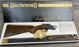 Very Nice 1973 Belgian Browning Superposed 20ga 26 Inch Mod/IC FKLT 3 Inch Chamber in Box - 1 of 15