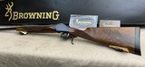 New in Box 1994 Browning 1885 .22-250 High Wall Nice Wood Grain 28 Inch Octagon - 1 of 15