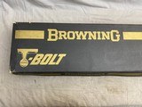 NIB Belgium Browning T-Bolt Deluxe T2 + Original Box With Test Target .22lr - 23 of 25