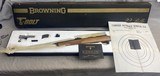 NIB Belgium Browning T-Bolt Deluxe T2 + Original Box With Test Target .22lr - 1 of 25