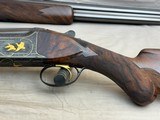 Gorgeous 1977 Belgian Browning Superposed Presentation Series P3 Two Barrel Set Signed by Claude Baerten in RARE Lightning Configuration - 4 of 25