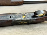 Gorgeous 1977 Belgian Browning Superposed Presentation Series P3 Two Barrel Set Signed by Claude Baerten in RARE Lightning Configuration - 13 of 25