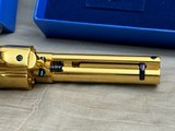 Stunning Factory Gold + Heat Treated Screws + Pearl Grips Colt Single Action Army 45LC in Original Box with Fitted Case - 14 of 21