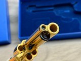 Stunning Factory Gold + Heat Treated Screws + Pearl Grips Colt Single Action Army 45LC in Original Box with Fitted Case - 18 of 21