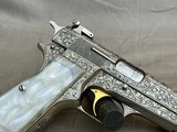 1977 Belgium Browning Hi Power Renaissance Factory Engraved 9mm - 3 of 24