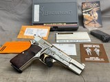 Rare New in Box Browning Hi Power 125th Anniversary Edition with Select Walnut Grips - 2 of 17