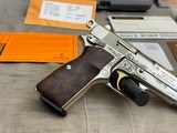 Rare New in Box Browning Hi Power 125th Anniversary Edition with Select Walnut Grips - 5 of 17