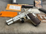 Rare New in Box Browning Hi Power 125th Anniversary Edition with Select Walnut Grips - 8 of 17