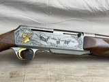 Mint Belgium Browning FN BAR North American Deer Edition 30-06 Double Signed by E. Vos and J. M. Boulanger w/Original Raffle Ticket from 1985 - 1 of 19