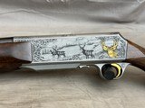 Mint Belgium Browning FN BAR North American Deer Edition 30-06 Double Signed by E. Vos and J. M. Boulanger w/Original Raffle Ticket from 1985 - 13 of 19