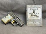 Top Tier Factory Engraved 1968 Belgian Browning Baby Renaissance 25acp - 7 of 14