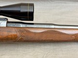 1962 Belgian Browning Olympian Grade High Power Rifle Chambered in .30-06 Triple Signed VandermissenG Select Carved Stock and Engraving - 8 of 25