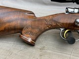 1962 Belgian Browning Olympian Grade High Power Rifle Chambered in .30-06 Triple Signed VandermissenG Select Carved Stock and Engraving - 3 of 25