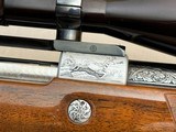 1962 Belgian Browning Olympian Grade High Power Rifle Chambered in .30-06 Triple Signed VandermissenG Select Carved Stock and Engraving - 7 of 25