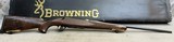 Browning A-Bolt Big Horn Sheep Edition .270win Gold Inlaid Engraved Select Walnut Original Box