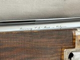 Custom Shop Factory Matched Pair of 12ga Browning B25 Superposed Shotguns in Fitted Case Engraved by J. P. Bailey - 21 of 25