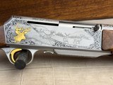 Mint in Case Belgium Browning FN BAR North American Deer Edition 30-06 Double Signed by E. Vos - 5 of 25