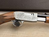 #6 of 200 Factory Engraved and Gold Inlaid Belgian Browning Trombone Australian Centennial Pump Action .22S/L/LR Signed by J. H. Diet - 12 of 25