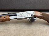 #6 of 200 Factory Engraved and Gold Inlaid Belgian Browning Trombone Australian Centennial Pump Action .22S/L/LR Signed by J. H. Diet