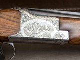 1980 Belgian Browning FN Superposed 12ga B2G Grade Double Signed by C. Liben and J. Schvolcz Target Rib 27.5