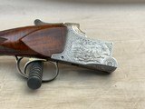 Gorgeous 1958 Belgian Browning Superposed Grade III Fighting Cocks 12ga 26.5” Vent Rib Barrels Choked Skeet Signed by Felix Funken - 8 of 25