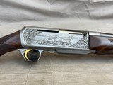 Rare Full Hand Engraved 1971 Belgian Browning BAR Grade IV Chambered in .30-06 Signed by Ch. Servias w/Iron Sights - 4 of 25