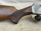 Rare Full Hand Engraved 1971 Belgian Browning BAR Grade IV Chambered in .30-06 Signed by Ch. Servias w/Iron Sights - 3 of 25