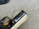Nicely Engraved & Gold Inlaid 1969 Belgian Browning Hi Power T Series 9mm in Pouch with Factory Letter - 16 of 24