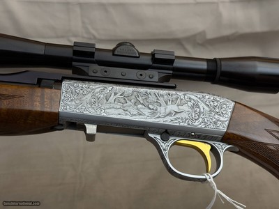 Near Mint 1966 Belgian Browning SA22 Grade III by Legiers w/Period Browning Scope and Mount