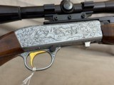 Gorgeous 1966 Belgian Browning SA22 Grade III by Legiers w/Period Browning Scope and Mount