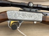 Gorgeous 1966 Belgian Browning SA22 Grade III by Legiers w/Period Browning Scope and Mount - 4 of 25