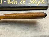 NIB 1966 Belgian Browning T-Bolt Deluxe Stock Straight Pull Bolt Action .22s/l/lr - 17 of 25