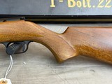 NIB 1966 Belgian Browning T-Bolt Deluxe Stock Straight Pull Bolt Action .22s/l/lr - 7 of 25