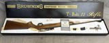 NIB 1966 Belgian Browning T-Bolt Deluxe Stock Straight Pull Bolt Action .22s/l/lr