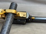 George Spring Master Engraved and Gold Inlaid Colt Single Action Army Sheriff's Model .45colt Checkered Ivory - 14 of 20