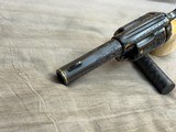George Spring Master Engraved and Gold Inlaid Colt Single Action Army Sheriff's Model .45colt Checkered Ivory - 6 of 20