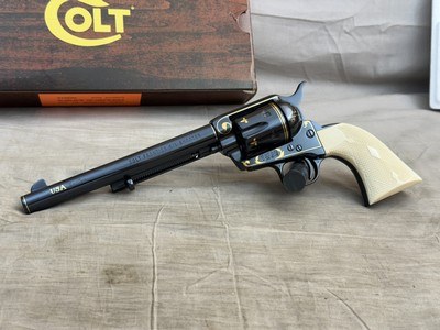 Howard Dove Master Engraved Colt Single Action Army Frontier Six Shooter 44 40 "Virginia" Absolutely NIB with Case and Shipping Boxes
