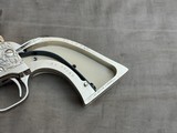 Bryson Gwinell Master Engraved and Inscribed Colt Single Action Army Sheriff's Model Enamel Inlaid Ivory Grips 44-40 - 16 of 20