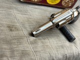 NIB with Display Case Colt Single Action Army 44-40 Sheriff's Model Nickel Finish with Ebony Grips - 9 of 18